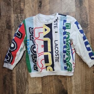 Lacoste Kids Multicolor Graphic Sweatshirt